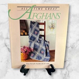 McCalls All Time Great Afghans 1989 hardcover book patterns and Instructions